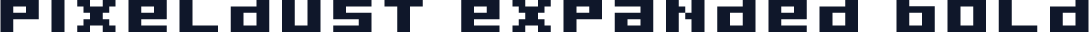 Pixeldust Expanded Bold