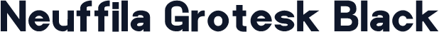 Neuffila Grotesk Black