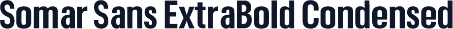 Somar Sans ExtraBold Condensed