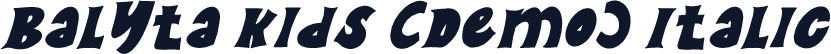 Balyta Kids (Demo) Italic