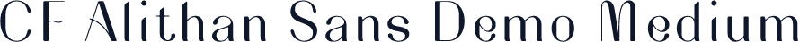 CF Alithan Sans Demo Medium