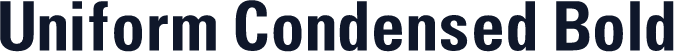 Uniform Condensed Bold