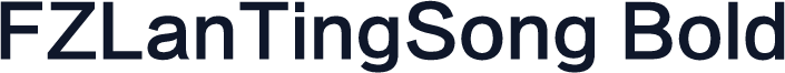 FZLanTingSong Bold