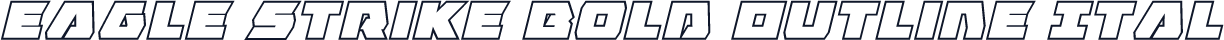 Eagle Strike Bold Outline Ital