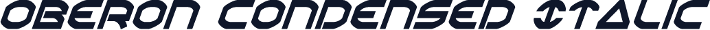 Oberon Condensed Italic