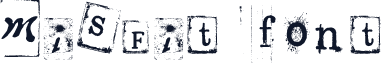 Misfit Font