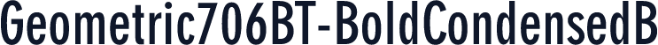 Geometric706BT-BoldCondensedB