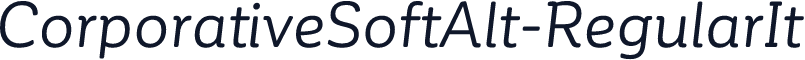 ☞CorporativeSoftAlt-RegularIt