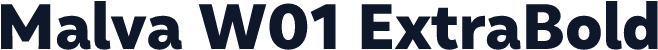 Malva W01 ExtraBold