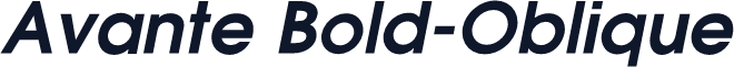 Avante Bold-Oblique