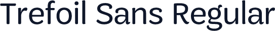 Trefoil Sans Regular