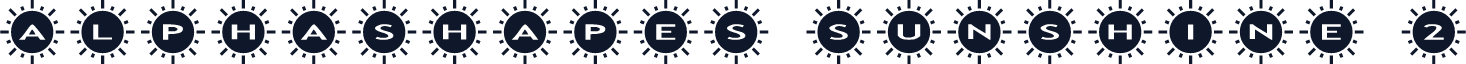 AlphaShapes sunshine 2