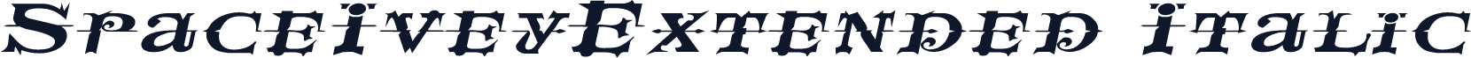 SpaceIveyExtended Italic
