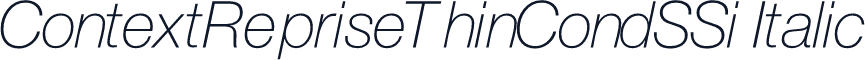 ContextRepriseThinCondSSi Italic