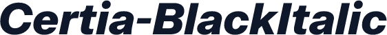 Certia-BlackItalic