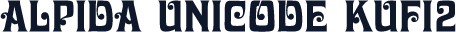 Alpida Unicode Kufi2