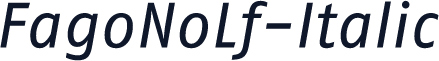 FagoNoLf-Italic