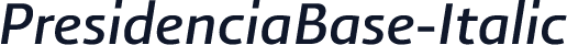 PresidenciaBase-Italic