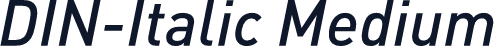 DIN-Italic Medium