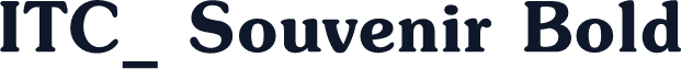 ITC_ Souvenir Bold