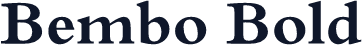 Bembo Bold