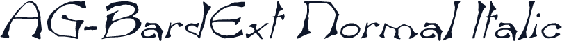 AG-BardExt Normal Italic