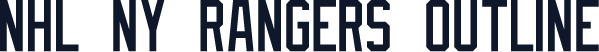 NHL NY Rangers Outline