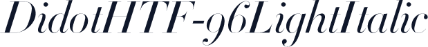 DidotHTF-96LightItalic