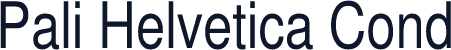 Pali Helvetica Cond
