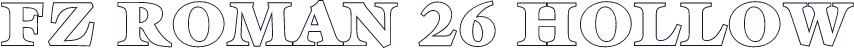 FZ ROMAN 26 HOLLOW
