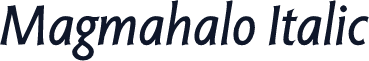 Magmahalo Italic