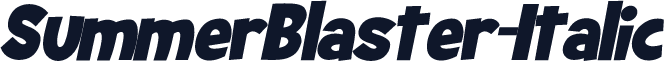 SummerBlaster-Italic