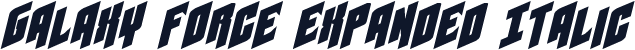 Galaxy Force Expanded Italic