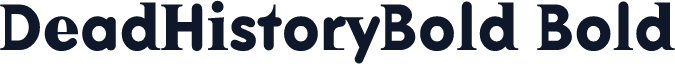 DeadHistoryBold Bold