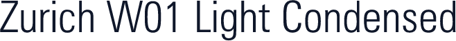 Zurich W01 Light Condensed