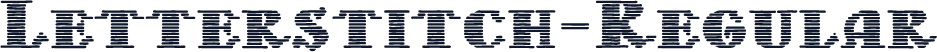 Letterstitch-Regular
