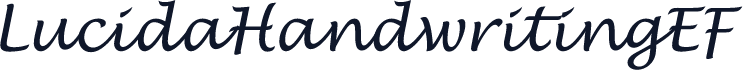 LucidaHandwritingEF