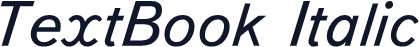 TextBook Italic
