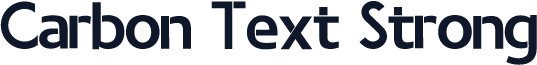 Carbon Text Strong