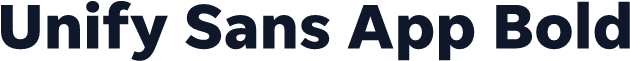 Unify Sans App Bold