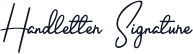 Handletter Signature