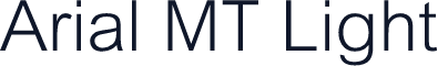 Arial MT Light