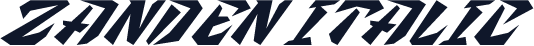 Zanden Italic