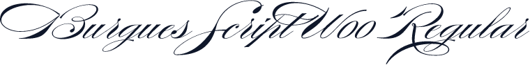Burgues Script W00 Regular