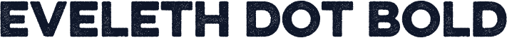 Eveleth Dot Bold