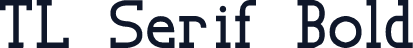 TL Serif Bold