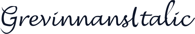 GrevinnansItalic