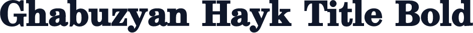 Ghabuzyan Hayk Title Bold