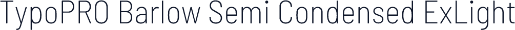 TypoPRO Barlow Semi Condensed ExLight