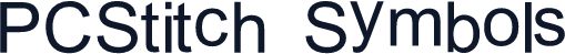 PCStitch Symbols